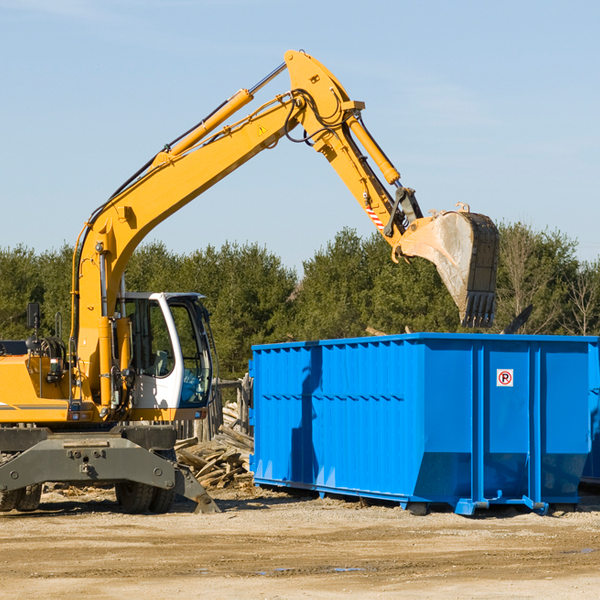 what are the rental fees for a residential dumpster in New Lebanon